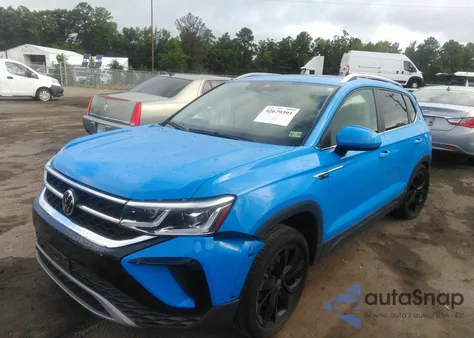 2022 Volkswagen Taos 1.5T Sel из США, поврежденный, VIN 3VV1X7B21NM014907